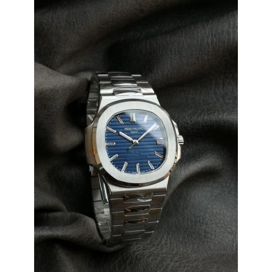 Patek Philippe - Nautilus Jumbo 5711 40th 40mm SS/SS Blue/Stk 3KF V2 A324