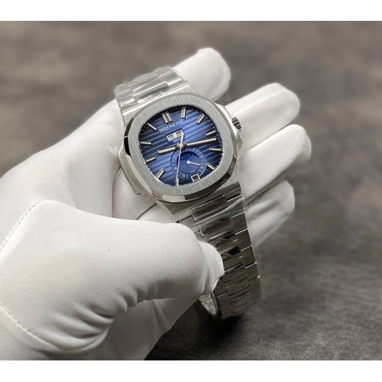 Patek Philippe - Nautilus 5726 40mm SS/SS Blue Textured Dial KMF A324