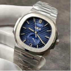 Patek Philippe - Nautilus 5726 40mm SS/SS Blue Textured Dial KMF A324