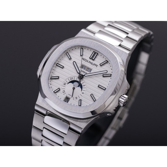 Patek Philippe - Nautilus Annual Cal. 5726A 42MM SS/SS White V9F MY9015