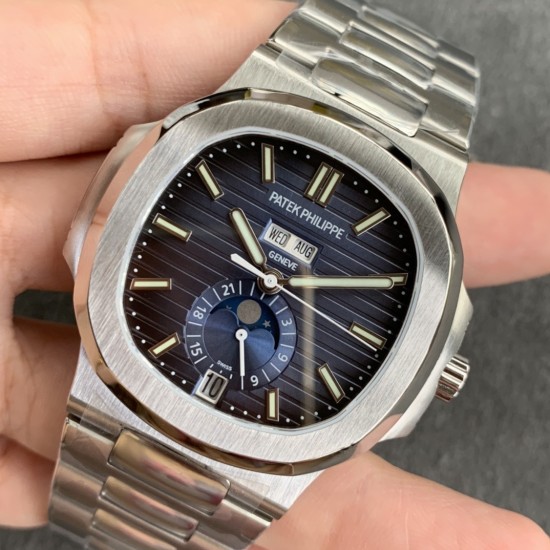 Patek Philippe - Nautilus Annual Cal. 5726A 40.5MM SS/SS Blue V9F A324S