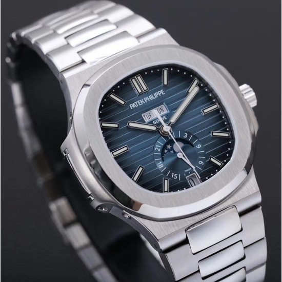 Patek Philippe - Nautilus 5726 40mm SS/SS Blue Textured Dial PPF A324
