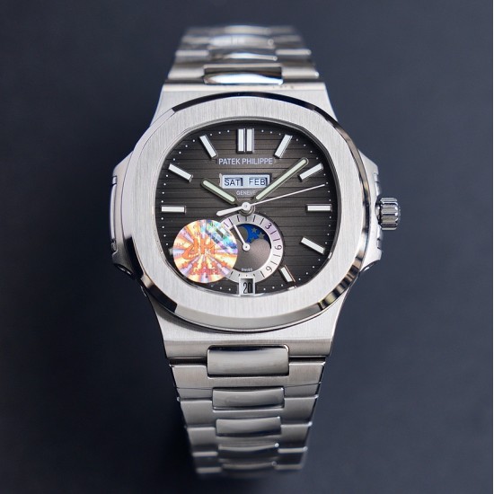 Patek Philippe - Nautilus 5726 40mm SS/SS Black Textured Dial PPF A324