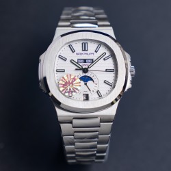 Patek Philippe - Nautilus 5726 40mm SS/SS White Textured Dial PPF A324