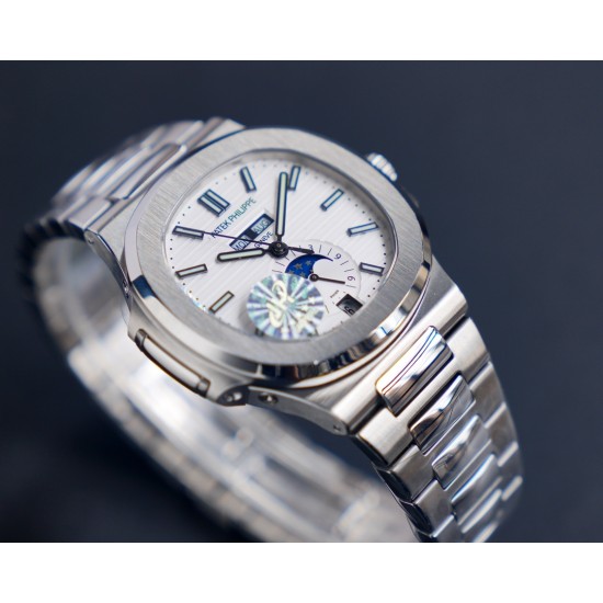 Patek Philippe - Nautilus 5726 40mm SS/SS White Textured Dial PPF A324