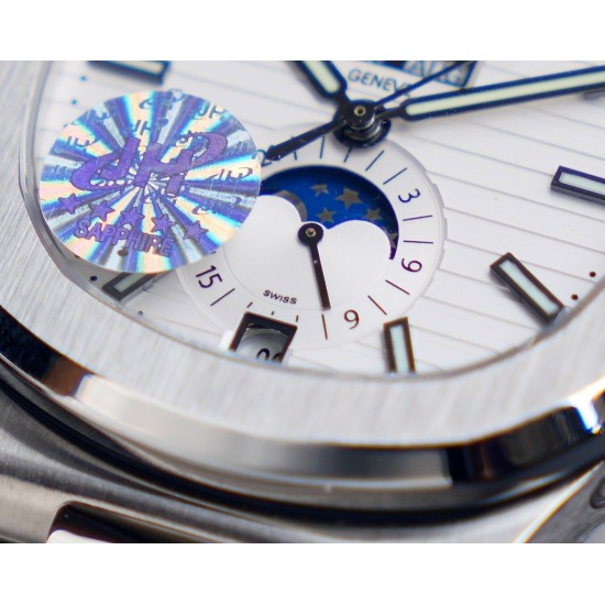 Patek Philippe - Nautilus 5726 40mm SS/SS White Textured Dial PPF A324