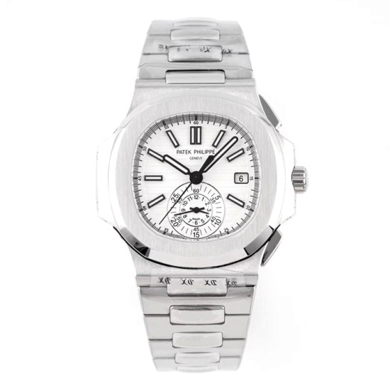 Patek Philippe - Nautilus 5980 40mm SS/SS White/White 3KF A28-520