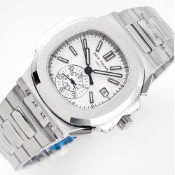 Patek Philippe - Nautilus 5980 40mm SS/SS White/White 3KF A28-520