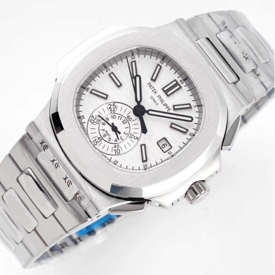 Patek Philippe - Nautilus 5980 40mm SS/SS White/White 3KF A28-520