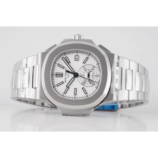 Patek Philippe - Nautilus 5980 40mm SS/SS White/White 3KF A28-520