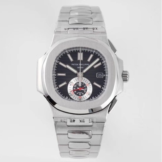 Patek Philippe - Nautilus 5980 40mm SS/SS Black/White 3KF A28-520