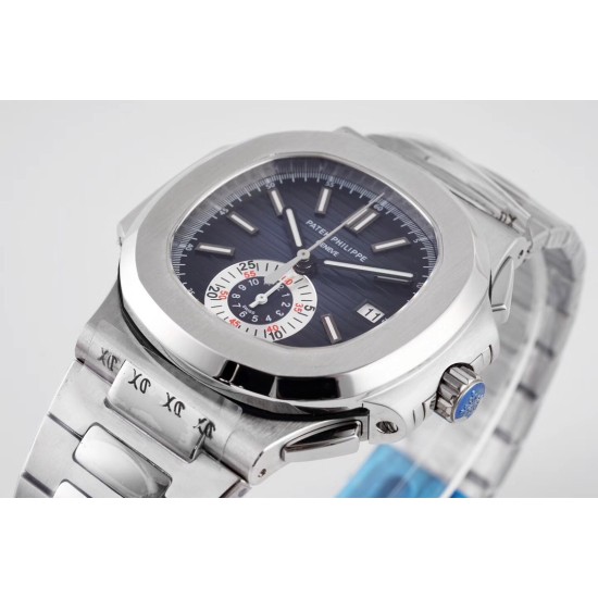 Patek Philippe - Nautilus 5980 40mm SS/SS Blue/White 3KF A28-520