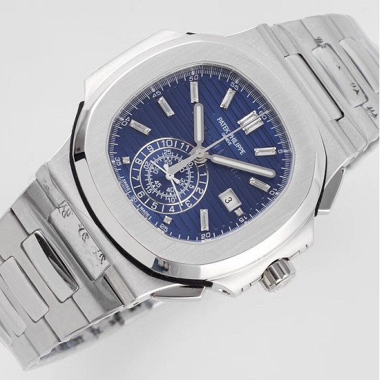 Patek Philippe - Nautilus 5980 40mm SS/SS Blue/Blue 3KF A28-520