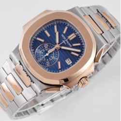 Patek Philippe - Nautilus 5980 40mm RG/SS Blue/Blue 3KF A28-520