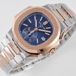 Patek Philippe - Nautilus 5980 40mm RG/SS Blue/Blue 3KF A28-520