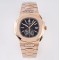 Patek Philippe - Nautilus 5980 40mm RG/RG Black/Black 3KF A28-520