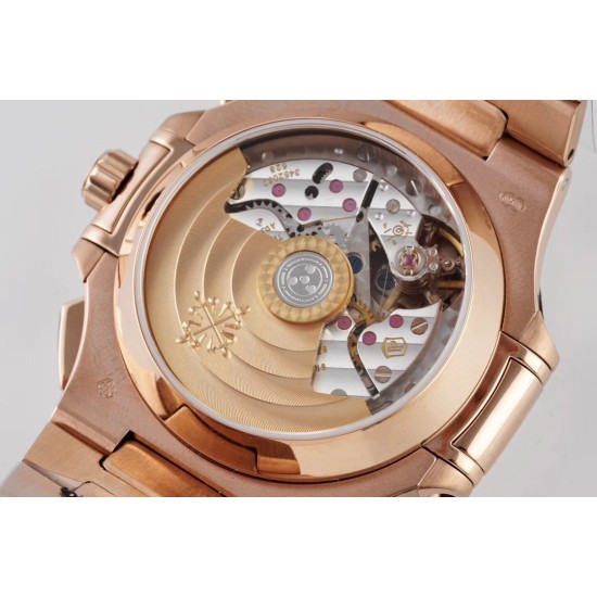 Patek Philippe - Nautilus 5980 40mm RG/RG Black/Black 3KF A28-520