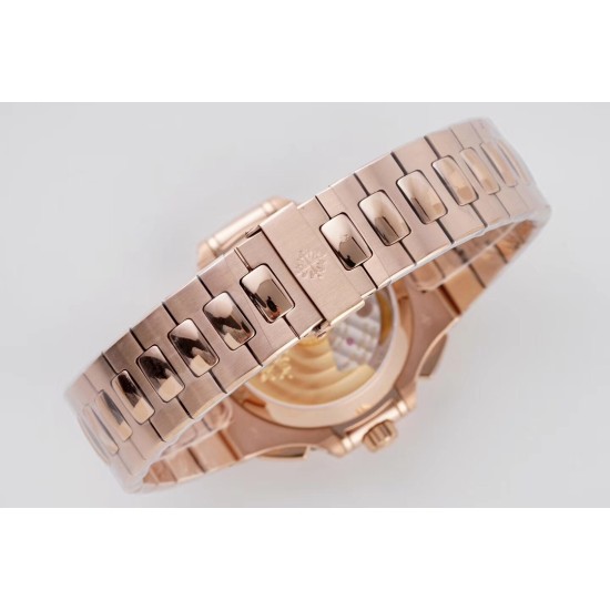 Patek Philippe - Nautilus 5980 40mm RG/RG Black/Black 3KF A28-520