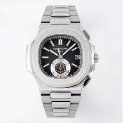 Patek Philippe - Nautilus 5980 40mm SS/SS Black/White PPF A28-520