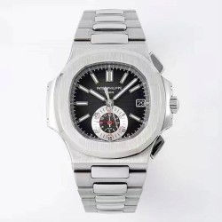 Patek Philippe - Nautilus 5980 40mm SS/SS Black/White PPF A28-520