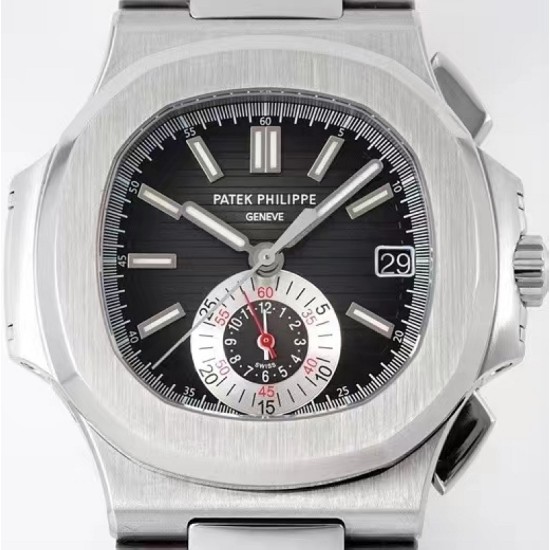 Patek Philippe - Nautilus 5980 40mm SS/SS Black/White PPF A28-520