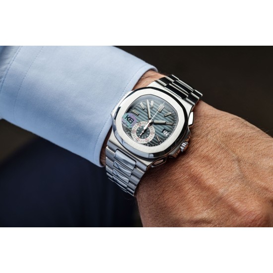 Patek Philippe - Nautilus 5980 40mm SS/SS Blue/White K6F A28-520