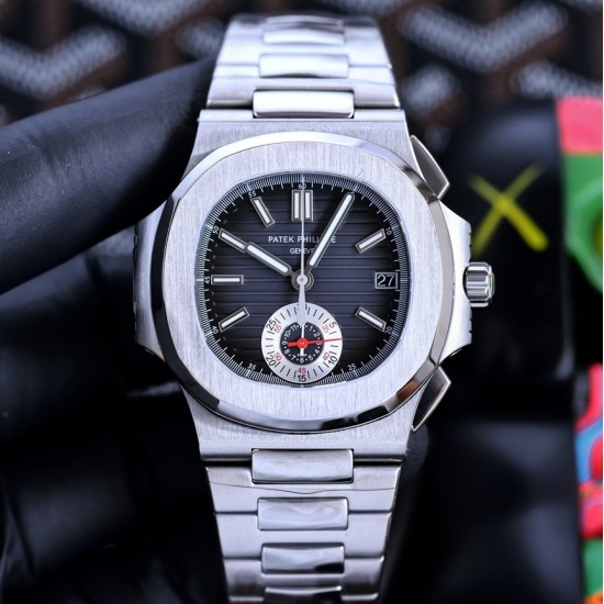 Patek Philippe - Nautilus 5980 40mm SS/SS Black/White K6F A28-520