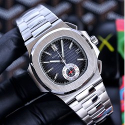 Patek Philippe - Nautilus 5980 40mm SS/SS Black/White K6F A28-520