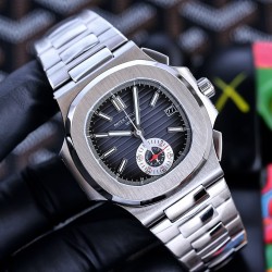 Patek Philippe - Nautilus 5980 40mm SS/SS Black/White K6F A28-520
