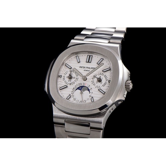 Patek Philippe - Nautilus 5740 40mm SS/SS White/Stk TWF A240