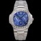 Patek Philippe - Nautilus 5740 40mm Diamonds SS/SS Blue/Stk TWF A240