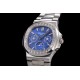 Patek Philippe - Nautilus 5740 40mm Diamonds SS/SS Blue/Stk TWF A240