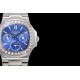 Patek Philippe - Nautilus 5740 40mm Diamonds SS/SS Blue/Stk TWF A240