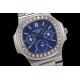 Patek Philippe - Nautilus 5740 40mm Diamonds SS/SS Blue/Stk TWF A240