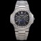 Patek Philippe - Nautilus 5740 40mm Diamonds SS/SS Black/Stk TWF A240