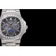 Patek Philippe - Nautilus 5740 40mm Diamonds SS/SS Black/Stk TWF A240