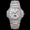 Patek Philippe - Nautilus 5740 40mm Diamonds SS/SS White/Stk TWF A240