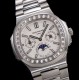 Patek Philippe - Nautilus 5740 40mm Diamonds SS/SS White/Stk TWF A240