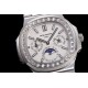 Patek Philippe - Nautilus 5740 40mm Diamonds SS/SS White/Stk TWF A240