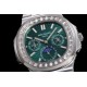 Patek Philippe - Nautilus 5740 40mm Diamonds SS/SS Green/Stk TWF A240