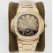 Patek Philippe - Nautilus 5740 40mm Diamonds RG/RG Brown/Stk PPF A240