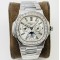 Patek Philippe - Nautilus 5740 40mm Diamonds SS/SS Silver/Stk PPF A240