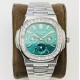 Patek Philippe - Nautilus 5740 40mm Diamonds SS/SS Green/Stk PPF A240