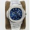 Patek Philippe - Nautilus 5740 40mm Diamonds SS/SS Blue/Stk PPF A240