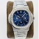 Patek Philippe - Nautilus 5740 40mm Diamonds SS/SS Blue/Stk PPF A240