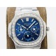 Patek Philippe - Nautilus 5740 40mm Diamonds SS/SS Blue/Stk PPF A240