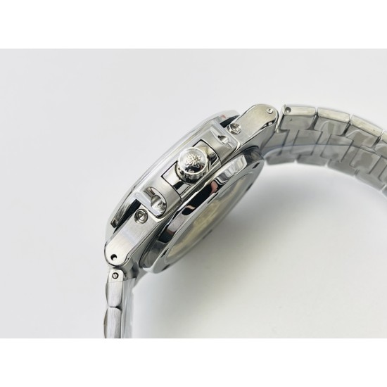 Patek Philippe - Nautilus 5740 40mm Diamonds SS/SS Blue/Stk PPF A240