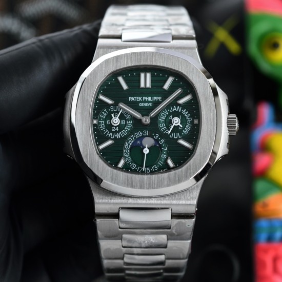 Patek Philippe - Nautilus 5740 40mm SS/SS Green/Stk TWF A240