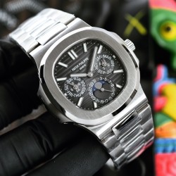 Patek Philippe - Nautilus 5740 40mm SS/SS Black/Stk TWF A240