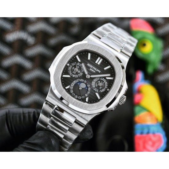 Patek Philippe - Nautilus 5740 40mm SS/SS Black/Stk TWF A240